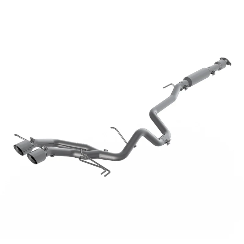 MBRP 13-18 Hyundai Veloster Turbo 2.5in T304 w/ 4in. OD Tips - Cat Back Dual Exit - Image 2