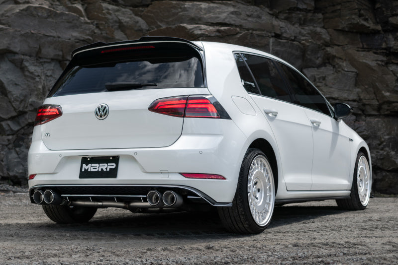 MBRP 15-19 VW Golf R MK7/MK7.5 3in T304 Cat Back Exhaust w/ Carbon Fiber Tips - Image 7