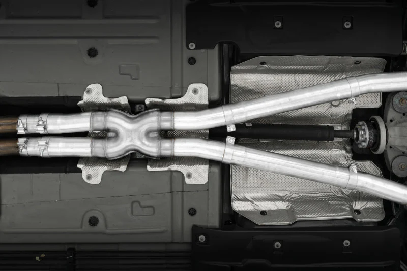 MBRP 15-Up Challenger 5.7L /  17-Up 6.2L/6.4L 3in Race Series Cat-Back w/ Quad Tips AS Exhaust - Image 3