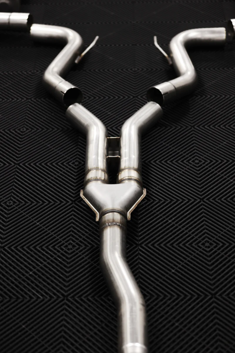 MBRP 18-22 Ford Mustang 2.3L Ecoboost 3in Cat-Back Exhaust w/ Quad Carbon Fiber SS Tips - T304 - Image 5