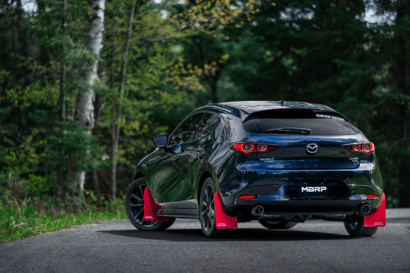 MBRP 19-23 Mazda 3 Hatchback T304SS 2.5in Axle-Back, Dual Rear Exit w/Carbon Fiber Tips - Image 4