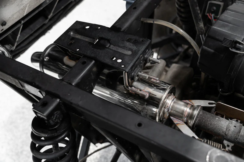 MBRP 2010 Ranger 500EFI / 10-17 Polaris Ranger 800 Slip-On Performance Series Exhaust - Image 2