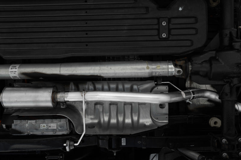 MBRP 2021+ Ford F-150 Powerboost Hybrid 3in Single Side Exit - Aluminized Steel - Image 4