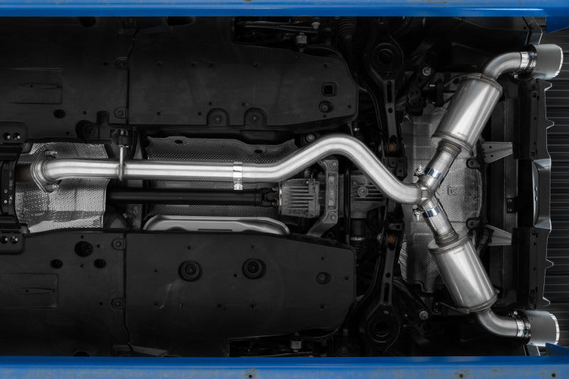 MBRP 2023 Toyota Corolla GR 1.6L T304 SS 3in Cat-Back Dual Split Rear w/ Carbon Fiber Tips - Image 2