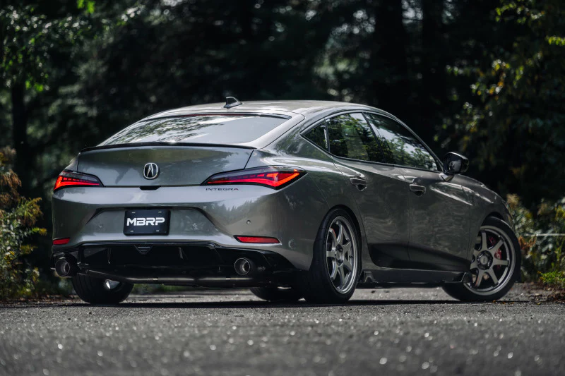 MBRP 22-24 Honda Civic SI 1.5L T304 SS 3in Cat-Back Exhaust 2.5in Dual Split Rear w/ Burnt End Tips - Image 4