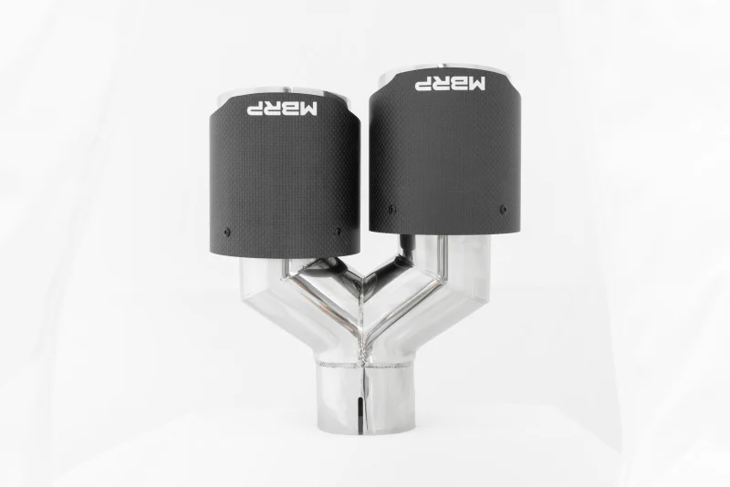 MBRP Universal Carbon Fiber Dual Tip 4in OD/2.5in Inlet - Image 4
