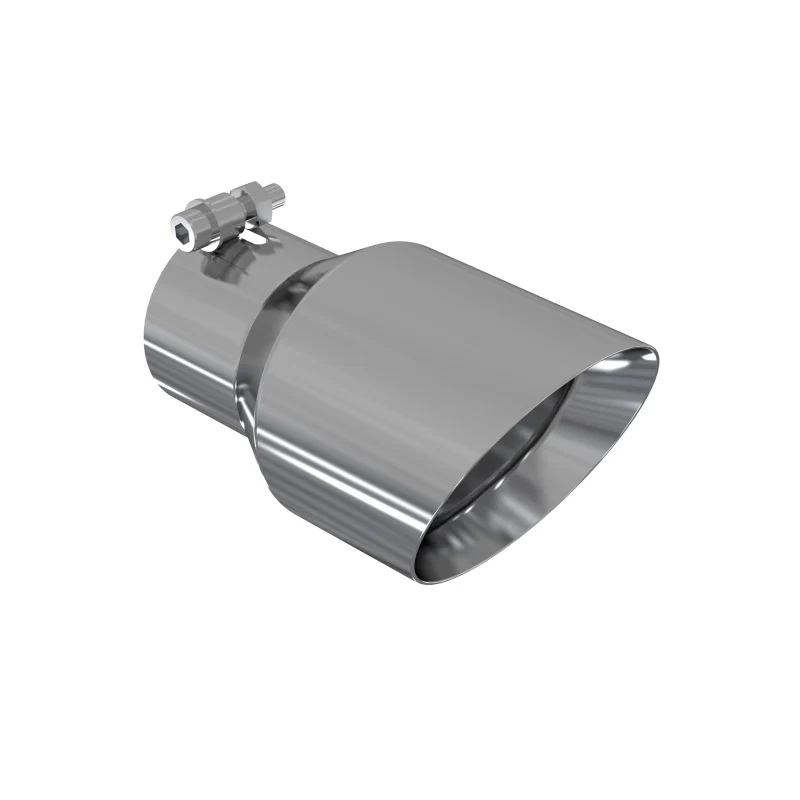 MBRP Universal Tip 4.5in O.D. Dual Wall Angled 3in inlet 8in length T304 - Image 2