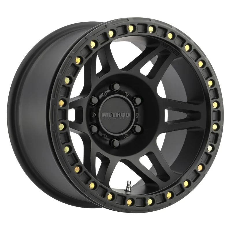 Method MR106 Beadlock 17x9 -44mm Offset 5x5 71.5mm CB Matte Black w/BH-H24125 Wheel - Image 2