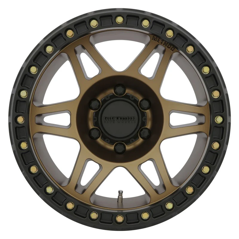 Method MR106 Beadlock 17x9 -44mm Offset 5x5 71.5mm CB Method Bronze w/BH-H24125 Wheel - Image 2