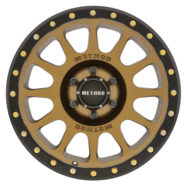 Method MR305 NV 16x8 0mm Offset 6x5.5 108mm CB Method Bronze/Black Street Loc Wheel - Image 2