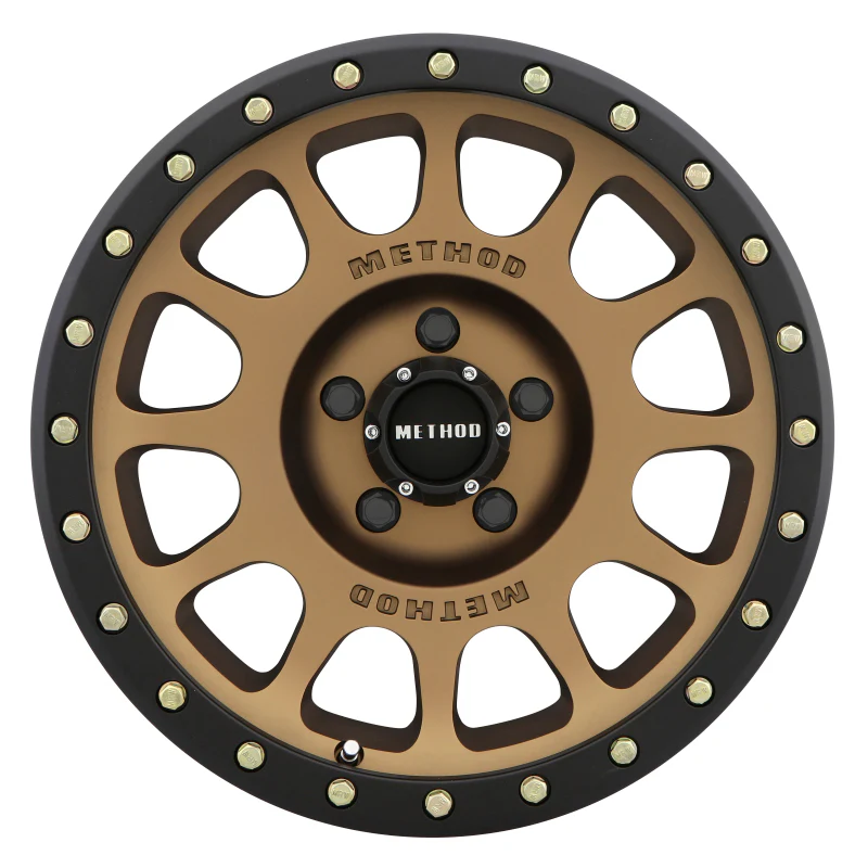 Method MR305 NV 17x8.5 0mm Offset 5x5 94mm CB Method Bronze/Black Street Loc Wheel - Image 2