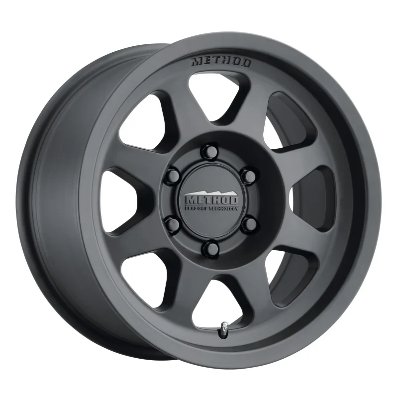 Method MR705 17x8.5 0mm Offset 5x5 71.5mm CB Matte Black Wheel