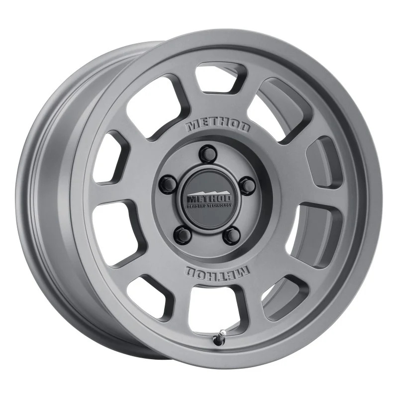 Method MR705 17x8.5 0mm Offset 5x5 71.5mm CB Titanium Wheel - Image 2