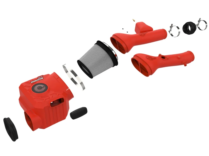 aFe Momentum GT Red Edition Cold Air Intake System w/ Pro DRY S Filt Toyota FJ Cruiser 07-23 V6-4.0L - Image 10