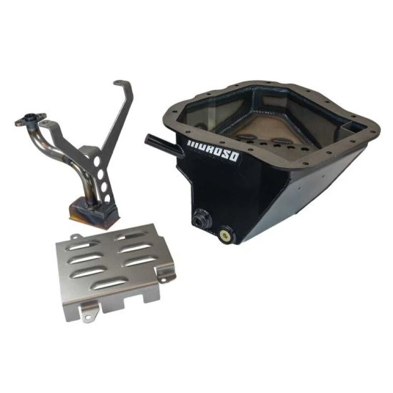 Moroso Subaru EJ20/EJ22/EJ25 Wet Sump 6qt 6-7/8in Deep Steel Oil Pan w/Pickup & Windage Tray - Image 2