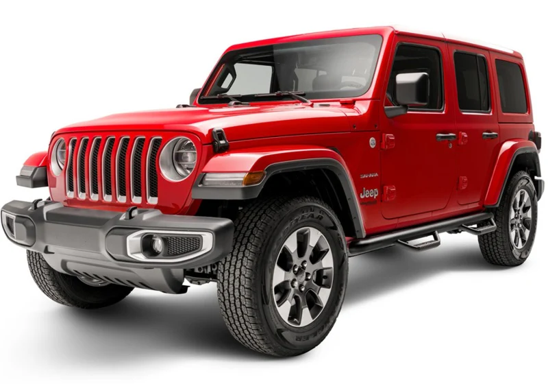 N-Fab Nerf Step 2018 Jeep Wrangler JL SUV 4 Door- Tex. Black - W2W - 3in - Image 6