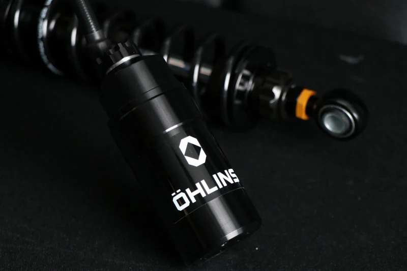 Ohlins 14-26 Harley FL Touring STX 36 Twin Blackline 13in Blk Reservoir Shocks 150lb - Max 500lb - Image 5