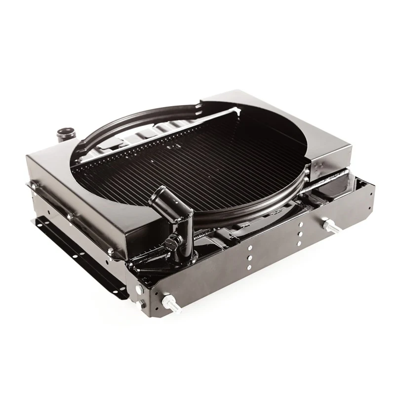 Omix Radiator w/ Fan Shroud 2 Row- 41-52 Willys Models - Image 3