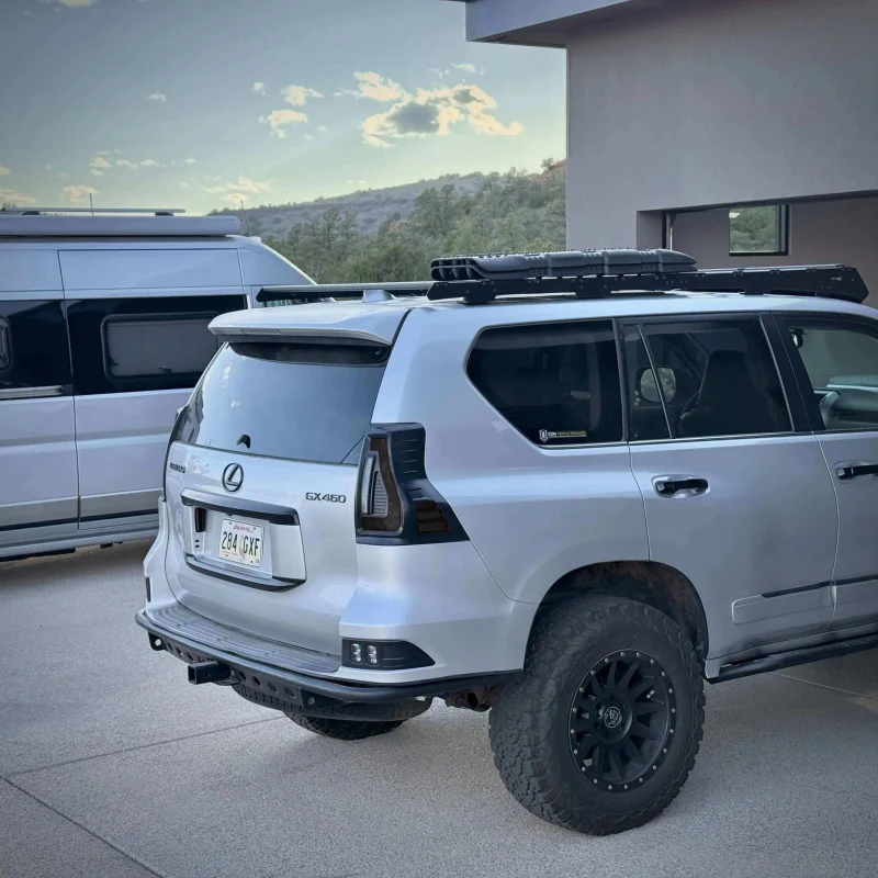 Oracle 10-23 Lexus GX460 and Toyota Prado Flush Lensless LED Tail Lights - Black Series - Image 2