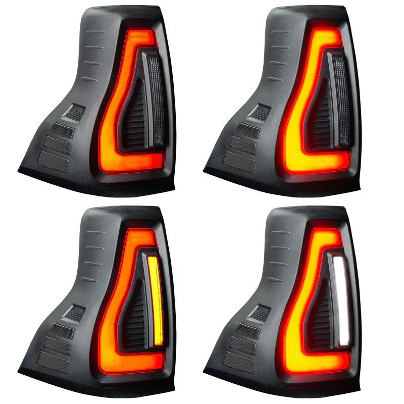 Oracle 10-23 Lexus GX460 and Toyota Prado Flush Lensless LED Tail Lights - Black Series - Image 6