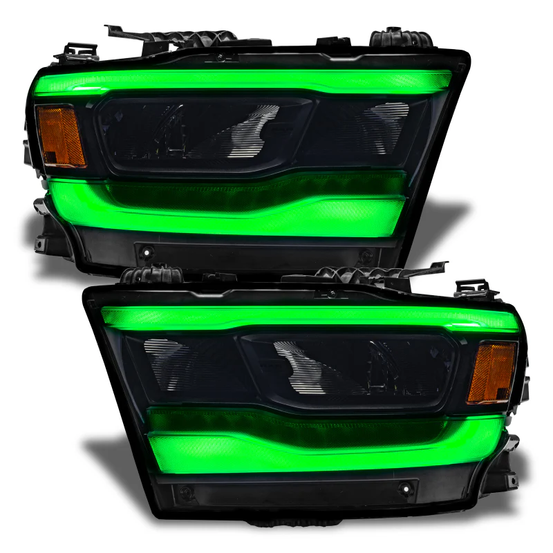 Oracle 19-21 Dodge RAM 1500 RGB+W Headlight DRL Kit- Reflector LED Headlights - +W - Image 7
