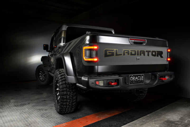 Oracle 2020+ Jeep Gladiator JT Flush Mount LED Tail Lights -  Tinted Lens - Image 4