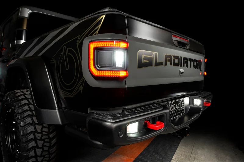 Oracle 2020+ Jeep Gladiator JT Flush Mount LED Tail Lights -  Tinted Lens - Image 7