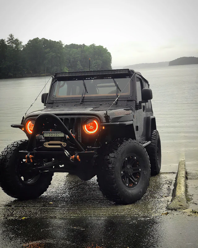 Oracle 7in High Powered LED Headlights - Black Bezel - Dynamic - Dynamic - Image 2