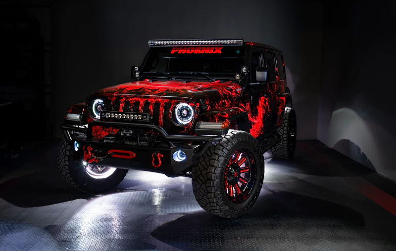 Oracle Bluetooth + RF Underbody Rock Light Kit - 4 PCS - ColorSHIFT - Image 51