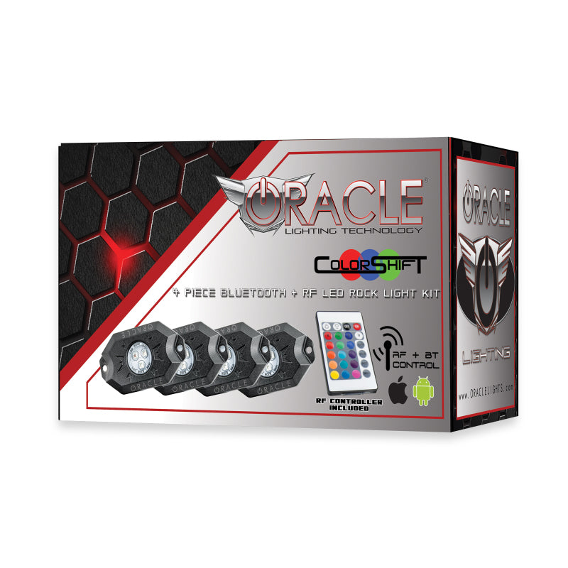 Oracle Bluetooth + RF Underbody Rock Light Kit - 4 PCS - ColorSHIFT - Image 78