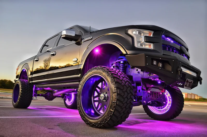 Oracle Bluetooth + RF Underbody Rock Light Kit - 4 PCS - ColorSHIFT - Image 9