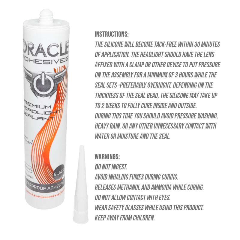 Oracle Headlight Assembly Adhesive - 10 oz Tube - Image 5