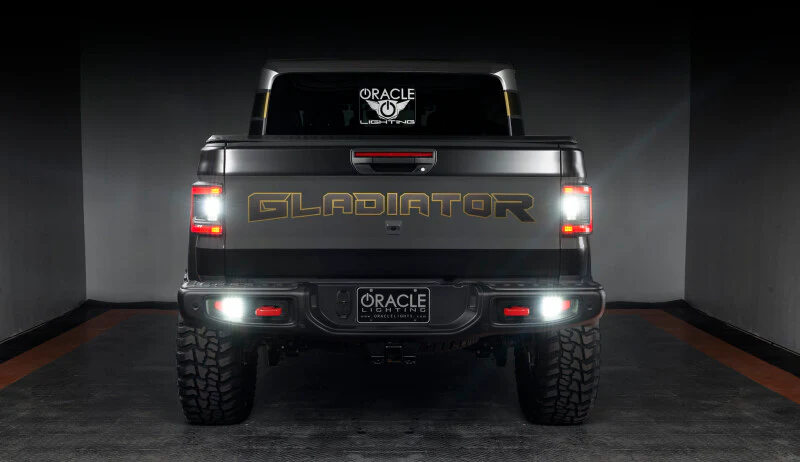 Oracle Jeep Gladiator JT Rear Bumper LED Reverse Lights w/ Plug & Play Harness - 6000K - Image 5