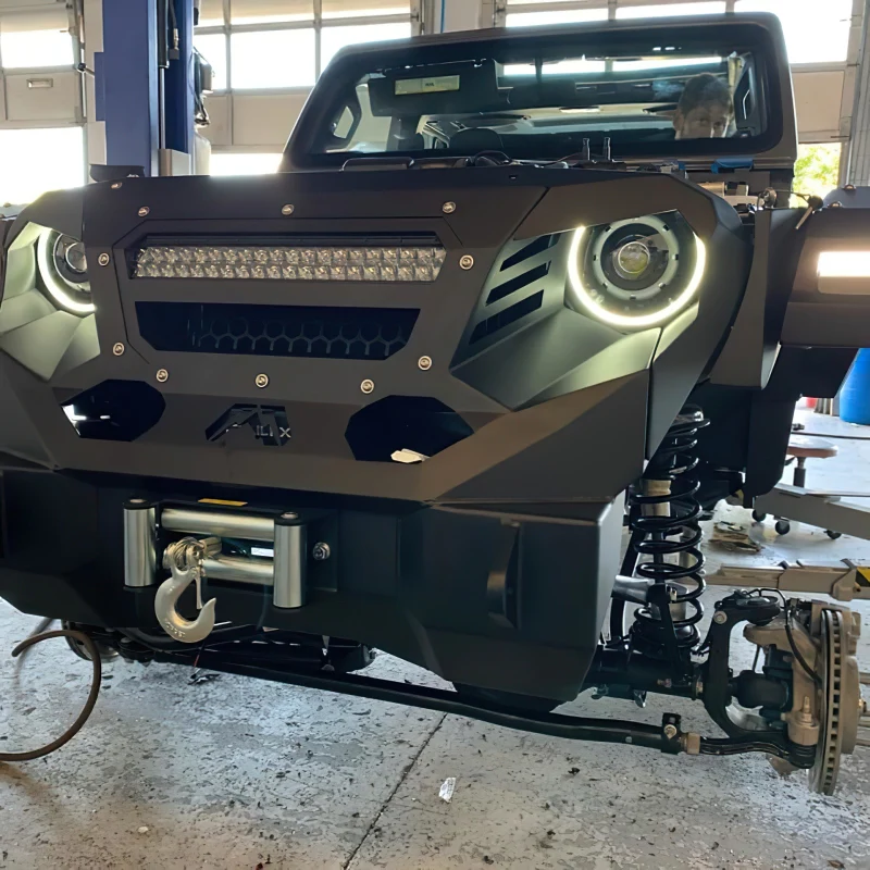 Oracle Jeep JL/Gladiator JT Oculus Bi-LED Projector Headlights - Amber/White Switchback - Image 12