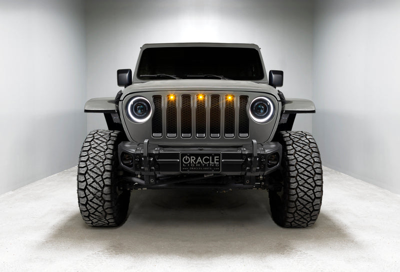 Oracle Jeep JL/Gladiator JT Oculus Bi-LED Projector Headlights - Amber/White Switchback - Image 40