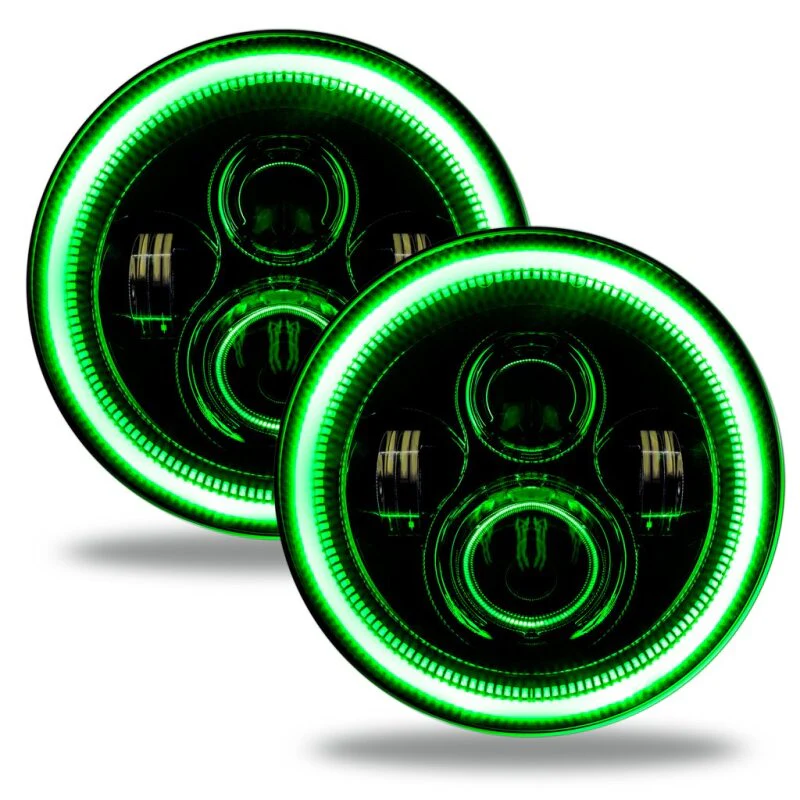 Oracle Jeep Wrangler JL/Gladiator JT 7in. High Powered LED Headlights (Pair) - Dynamic - Image 44