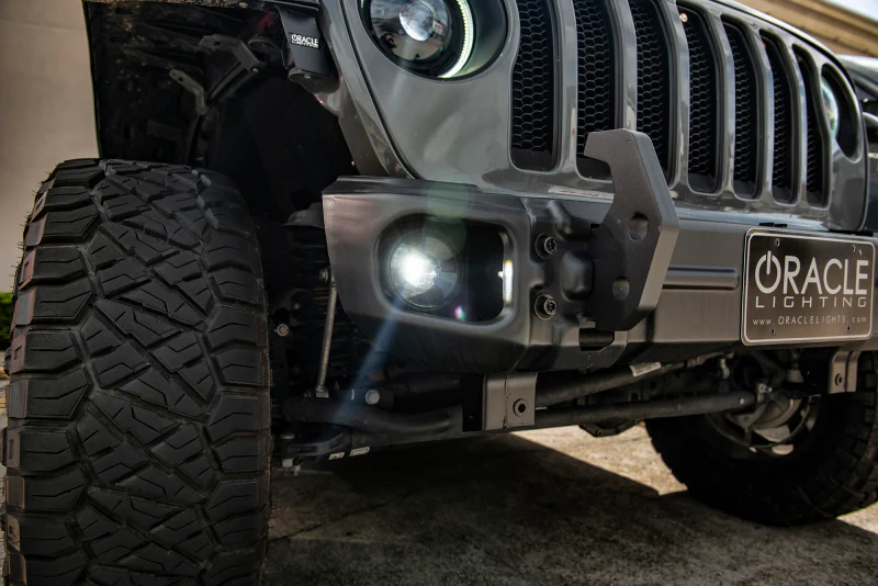 Oracle Jeep Wrangler JL/Gladiator JT Sport High Performance W LED Fog Lights - No Halo - Image 3