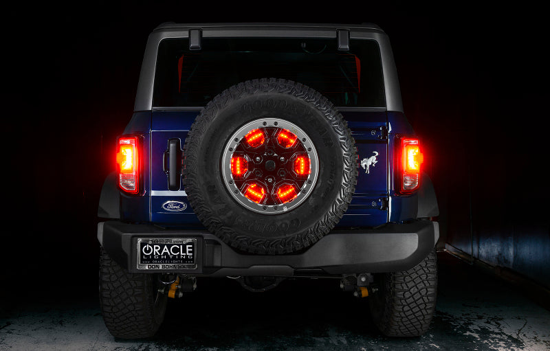 Oracle LED Illuminated Wheel Ring 3rd Brake Light - Red - Image 12