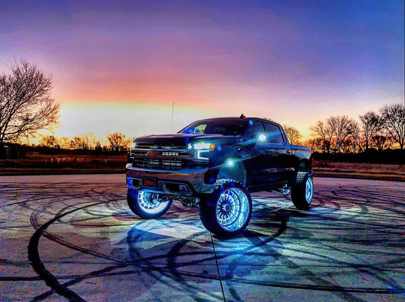 Oracle LED Illuminated Wheel Rings - ColorSHIFT Dynamic - ColorSHIFT - Dynamic - Image 6