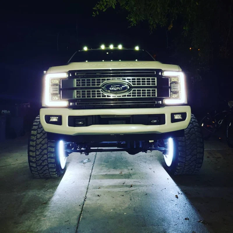 Oracle LED Illuminated Wheel Rings - Double LED - White - Image 11
