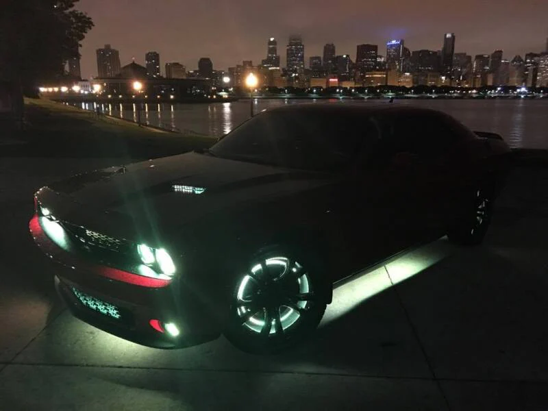 Oracle LED Illuminated Wheel Rings - Double LED - White - Image 24