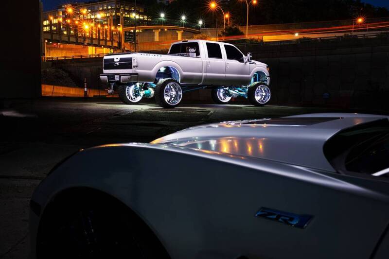 Oracle LED Illuminated Wheel Rings - Double LED - White - Image 34