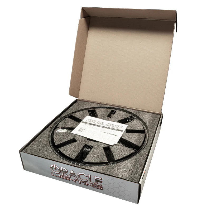 Oracle LED Illuminated Wheel Rings - Double LED - White - Image 46