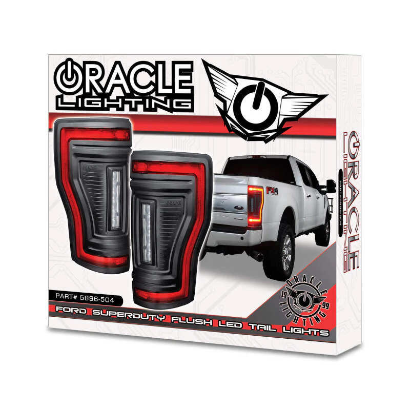 Oracle Lighting 17-22 Ford F-250/350 (Black Series) Flush Mount LED Tail Lights - Image 28