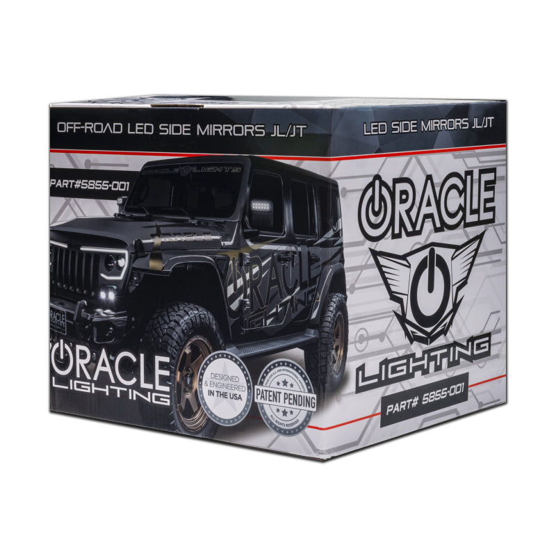 Oracle Lighting LED Off-Road Side Mirrors for Jeep Wrangler JL / Gladiator JT - Image 6