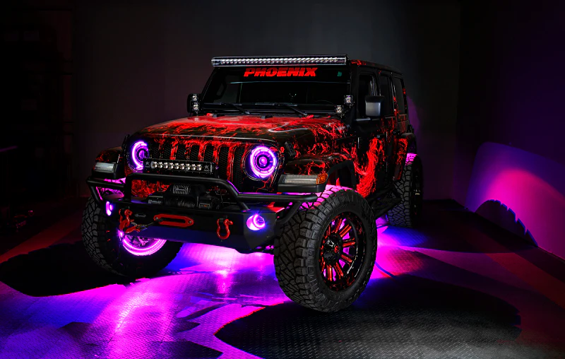 Oracle Oculus Bi-LED Projector Headlights for Jeep JL/Gladiator JT - w/ BC1 Controller - Image 19