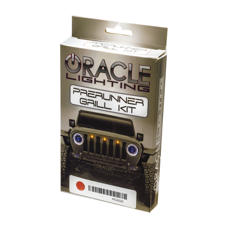 Oracle Universal Pre-Runner Style LED Grill Light Kit (New Style) - Amber w/Tinted Lens - Image 9
