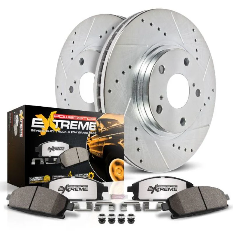 Power Stop 07-14 Cadillac Escalade Rear Z36 Truck & Tow Brake Kit - Image 2