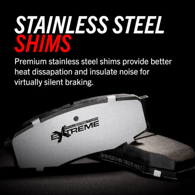 Power Stop 18-21 Jeep Grand Cherokee Rear Z26 Extreme Street Brake Pads w/Hardware - Image 2