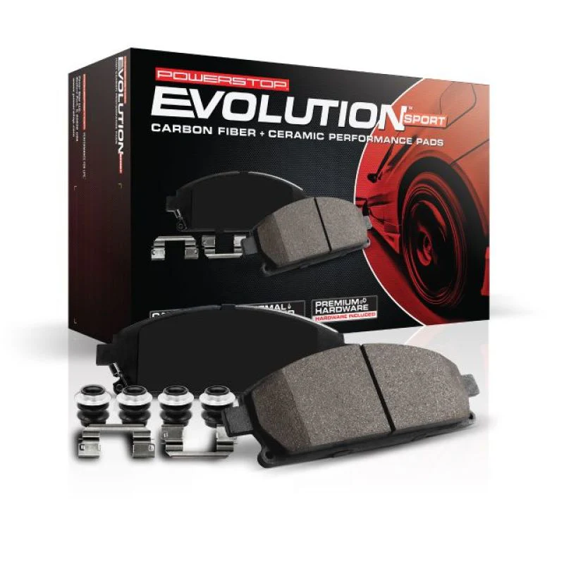 Power Stop 2019 Ram 1500 Front Z23 Evolution Sport Brake Pads w/Hardware - Image 2